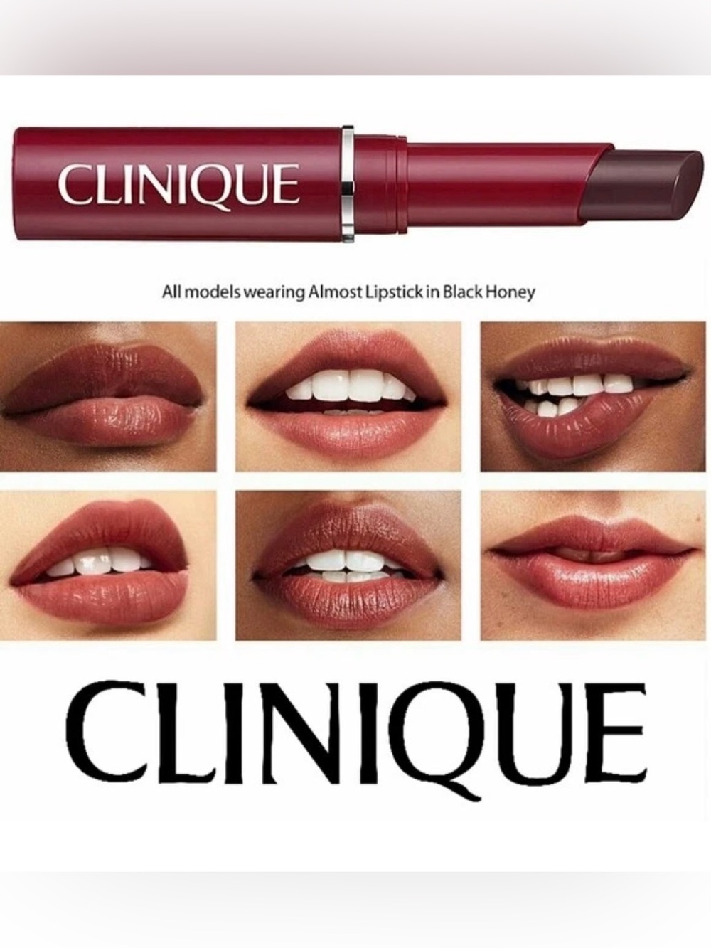 Clinique Almost Lipstick BLACK HONEY FRESH NEW & AUTHENTIC! - Picture 2 of 5